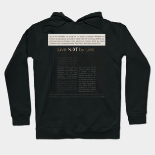 Live not by Lies Alexander Solzhenitsyn Hoodie